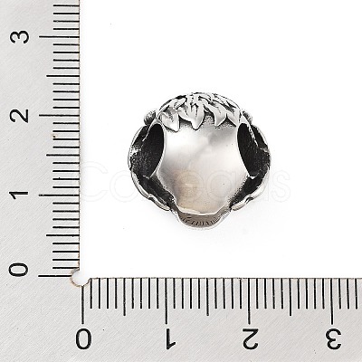 304 Stainless Steel European Beads STAS-I205-01AS-1