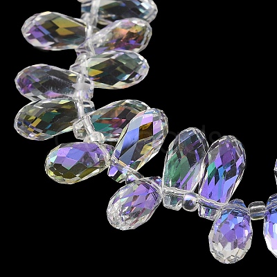 Electroplate Glass Beads Strands EGLA-B006-01A-FR03-1