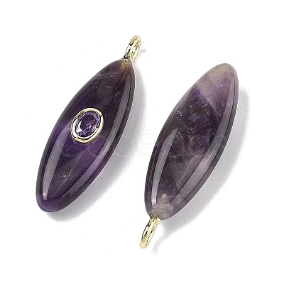 Natural Amethyst Pendants G-D357-01B-1