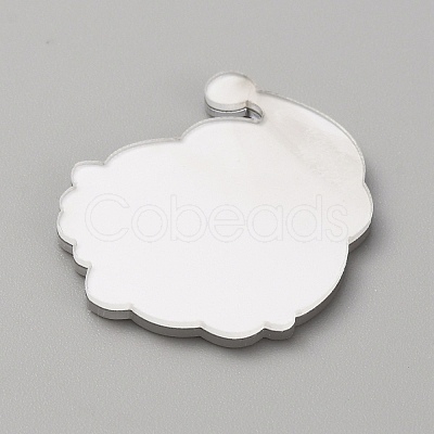 Christmas Acrylic Cabochons SACR-WH0011-05C-1
