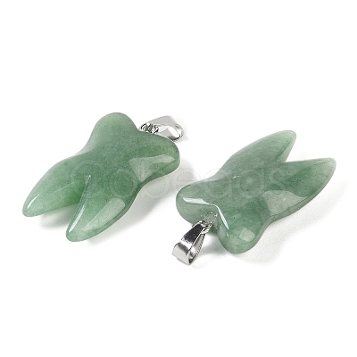 Natural Green Aventurine Pendants G-G115-01A-1