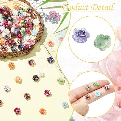 100Pcs Plastic Cabochons KY-CJ0002-18-1