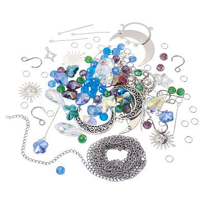 DIY Star Moon Suncatcher Making Kits DIY-TA0013-80-1