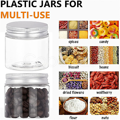 Transparent Plastic Bead Containers CON-BC0004-87-1