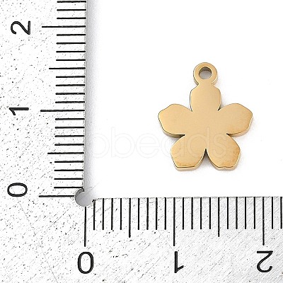 304 Stainless Steel Enamel Charms STAS-I325-102B-G-1