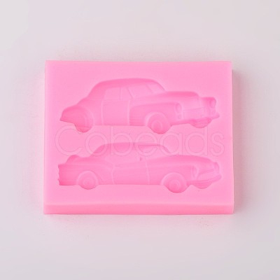 Car Design DIY Food Grade Silicone Molds AJEW-L054-08-1