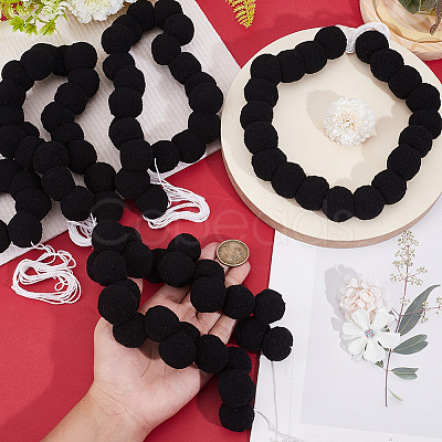 Polyester Felt Ball Hanging Streamer DIY-WH0349-505-1