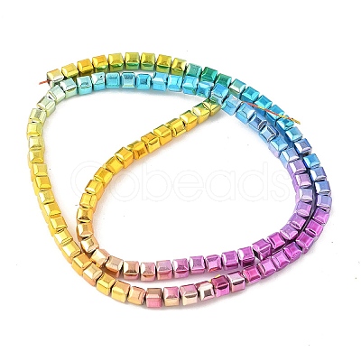 Electroplated Synthetic Non-magnetic Hematite Beads Strands G-A263-H01-04-1
