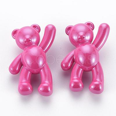 Opaque Acrylic Pendants PACR-ZX016-08-1
