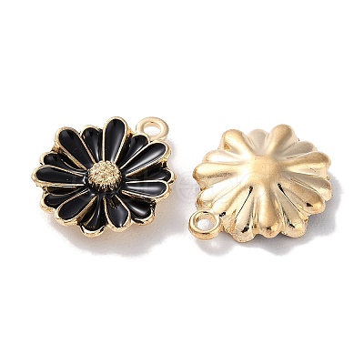 Alloy Enamel Pendants ENAM-O001-07E-G-1