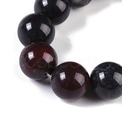 Natural Bloodstone Beads Strands G-K362-E01-01-1