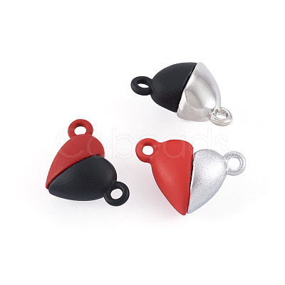 12 Sets 3 Colors Alloy Magnetic Clasps FIND-YS0001-17-1