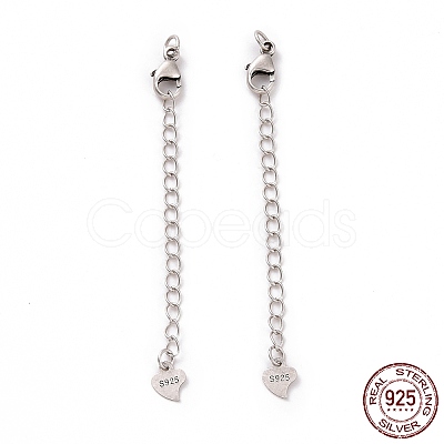 925 Sterling Silver Chain Extenders STER-D036-37AS-1