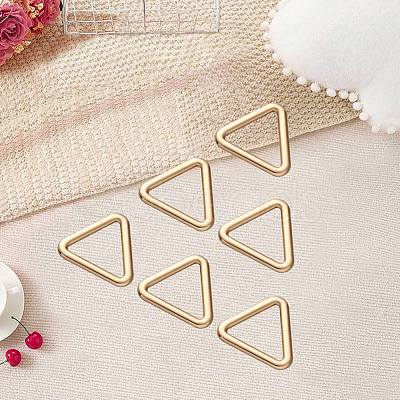 20Pcs Triangle Alloy Linking Rings FIND-CY0001-17G-1