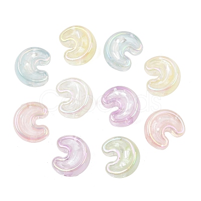 UV Plating Transparent Acrylic Beads AC-CBAAB2E-01-1