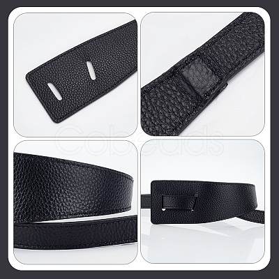 Cowhide Leather Chain Belts AJEW-WH0348-192A-01-1