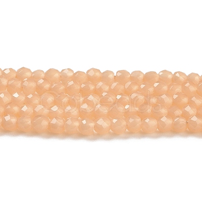 Glass Imitation Jade Beads Strands GLAA-H021-05-02-1