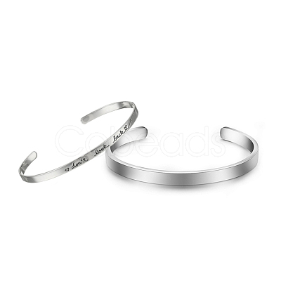 Aluminum Bangle Blanks DIY-H134-01A-P-1