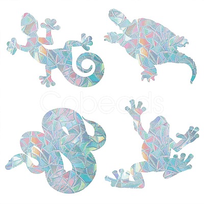 Waterproof PVC Colored Laser Stained Window Film Adhesive Stickers DIY-WH0256-032-1