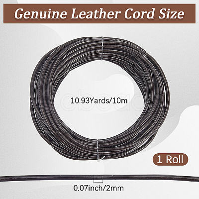1 Bundle Cowhide Leather Cord WL-CL0001-17B-1
