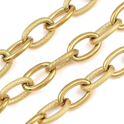 304 Stainless Steel Cable Chains SA-CBA6E2D-02G-1