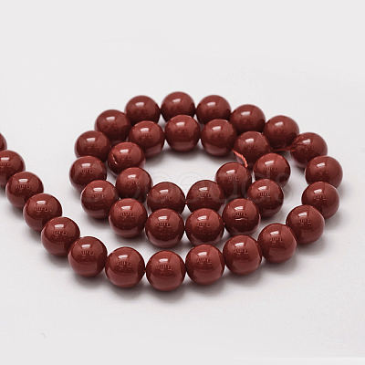 Shell Pearl Beads Strands BSHE-L026-01-14mm-1