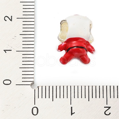 Alloy Enamel European Beads FIND-I063-03A-1