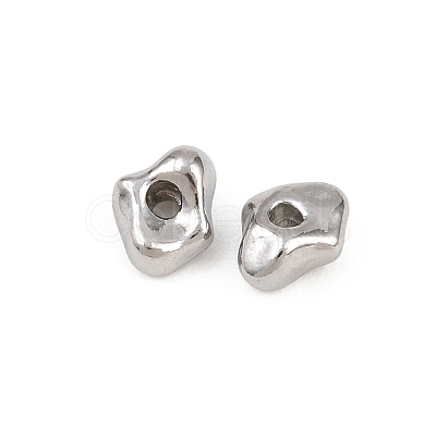 304 Stainless Steel Beads STAS-D394-01G-P-1