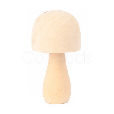 Schima Superba Wooden Mushroom Children Toys WOOD-TAC0004-07C-1