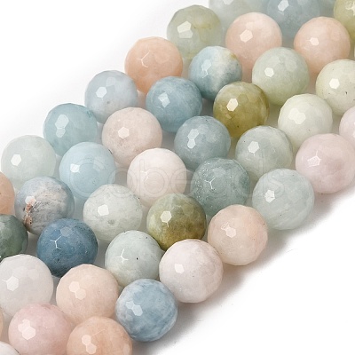 Natural Morganite Beads Strands GG-CBA0166-A01-12mm-1