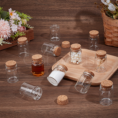 Glass Wishing Bottles for Bead Containers AJEW-WH0871-38C-1