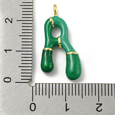 Brass Enamel Pendants KK-E093-03G-A-1