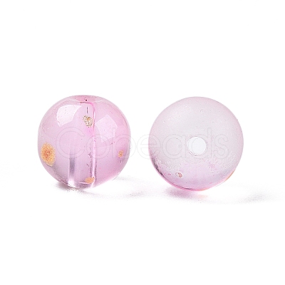 Frosted Baking Paint Glass Beads LS-DGLA-N005-8mm-03-1