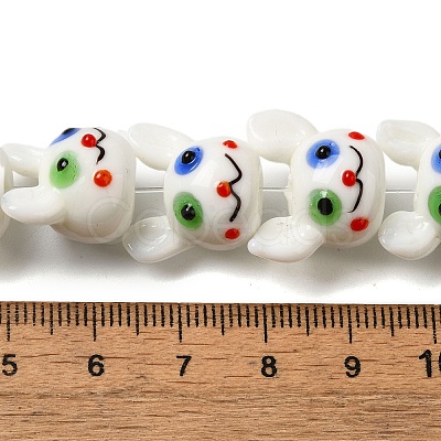 Handmade Lampwork Beads Strands LAMP-Z010-01-1