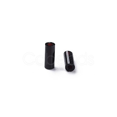 Opaque Colours Glass Bugle Beads SEED-N005-001-B04-1