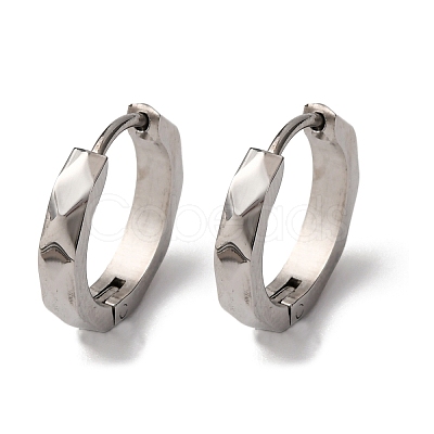 304 Stainless Steel Hoop Earrings EJEW-D331-10P-1