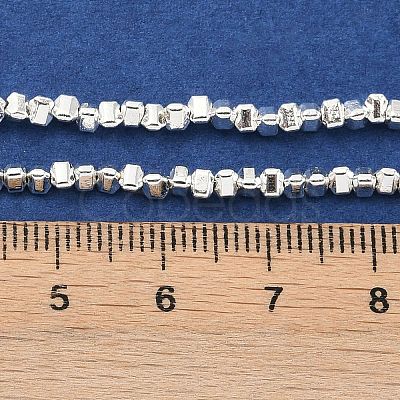 Electroplated Synthetic Non-Magnetic Hematite Beads Strands G-U003-14B-1