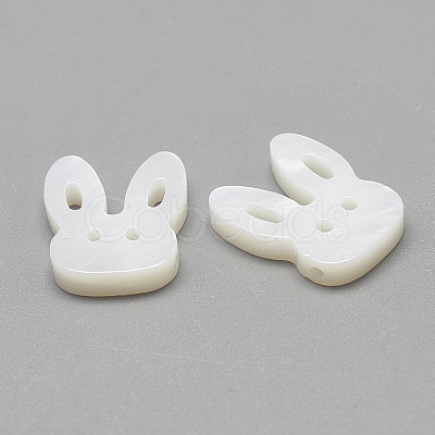 Bunny Natural Freshwater Shell Beads LS-X-SHEL-T007-18-1