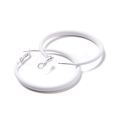Alloy Big Hoop Earrings for Women EJEW-M201-01F-1