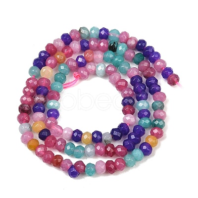 Dyed Natural Whie Jade Beads Strands GG-CBAF9EE-A34-3x4mm-1
