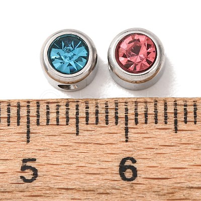 304 Stainless Steel Rhinestone Beads SA-CBAAA8B-03P-1
