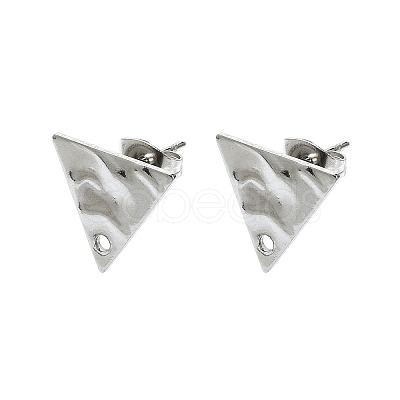 Non-Tarnish 304 Stainless Steel Stud Earring Findings STAS-L024-003P-02-1