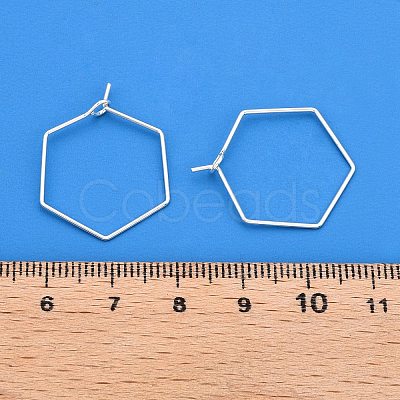 Brass Earring Hooks KK-WH20013-04S-A-1