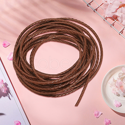 5M Round Braided Cowhide Letter Cord WL-GF0001-34A-02-1