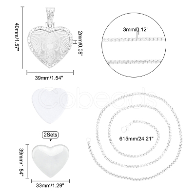 Alloy Rhinestone Pendant Necklaces NJEW-WH0008-01S-1