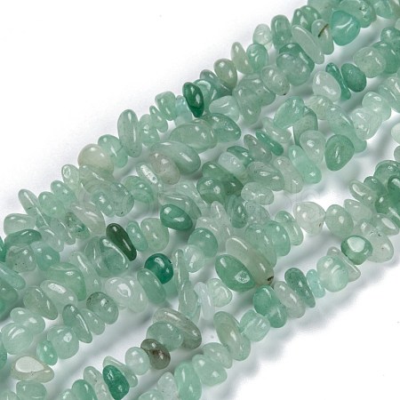 Natural Green Aventurine Beads Strands G-G011-06-1