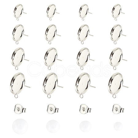 Unicraftale DIY Stud Earring Findings Making Kits DIY-UN0002-27S-1