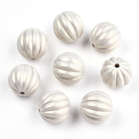Spray Painted Acrylic Beads X-MACR-T037-04A-1
