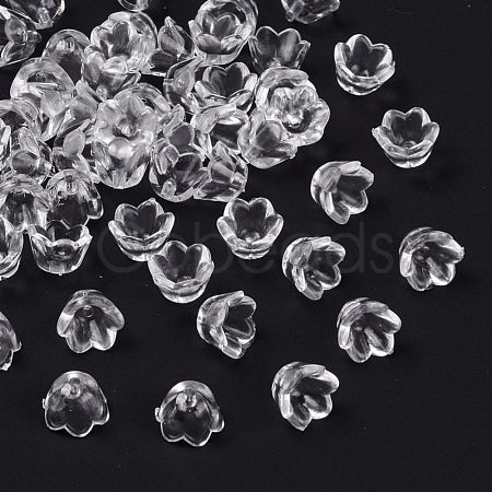 Transparent Clear Acrylic Beads PL548-1-1
