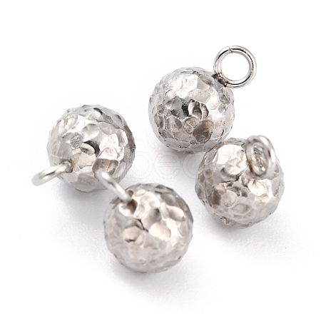 Tarnish Resistant 304 Stainless Steel Charms STAS-O147-03B-P-1